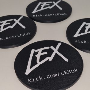 Custom 3D Printed Dual Colour Coasters - 3D Printing Norwich